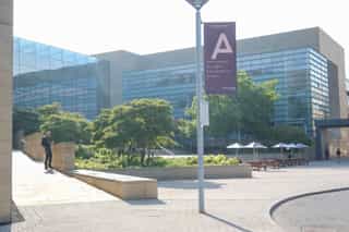 An image of trees and planting at Alderley Park