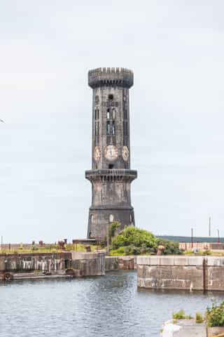 Image of the historic Liverpool Waters clock tower