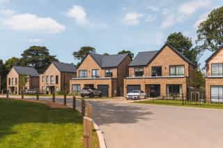 An image of the new builds at Standish Hospital Estate