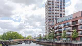 An image overlooking the canal in Sugar House Island